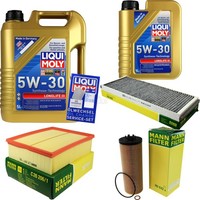 Mann Inspektionspaket 6L Liqui Moly Longlife 5W-30 FüR Audi A4 Avant 2.5 TDI VW