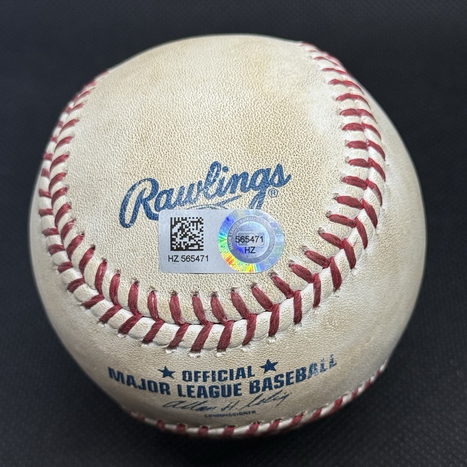 Jorge Soler Home Debut Wrigley 100th Logo Game Used Baseball MLB Auth 9/1/14 - image 2