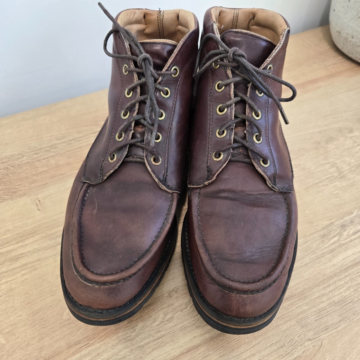 Vtg Filson Men 11EE wide 7904 Uplander Chukka Leather Boots  display picture 2