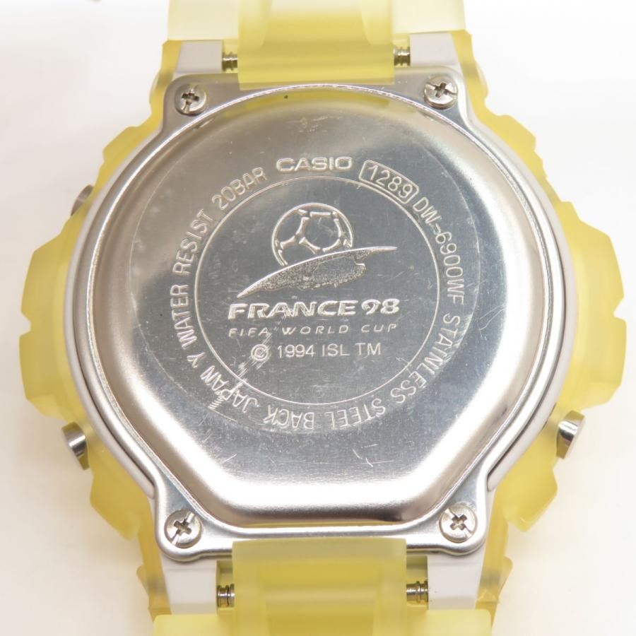 【1998年】G-SHOCK DW-6900WF FIFA WOLD CUP CASIO G-SHOCK DW-6900WF-1T FIFA World Cup France '98 Model