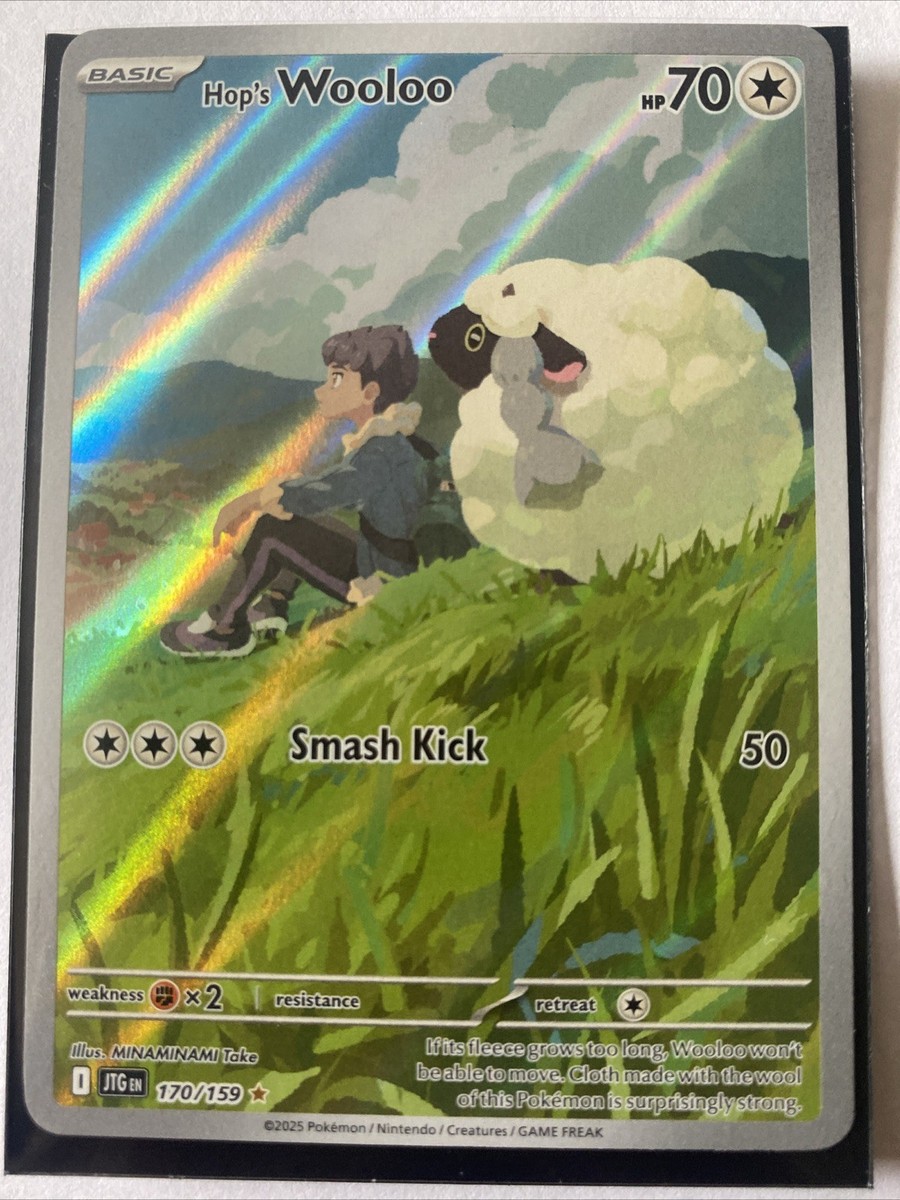 Hop's Wooloo EN 170/159 Pokemon Journey Together Full Art