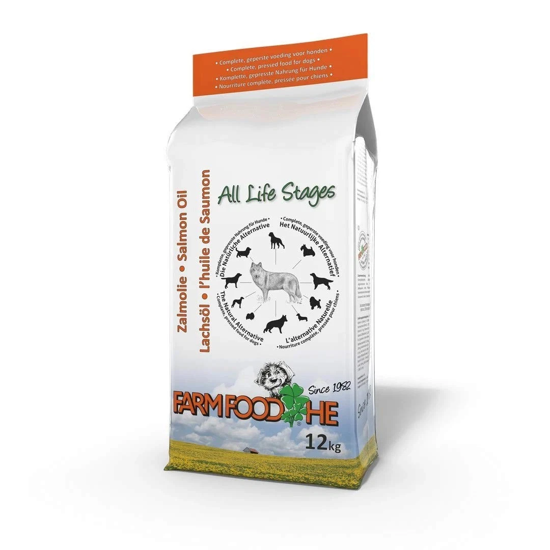 Farm Food HE Scottish Salmon Oil Dry Dog Food - Natural Cold Pressed Dog Food