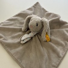 STEIFF brauner Hase Schnuffeltuch Junge Schmusetuch  Kuscheltuch Schal