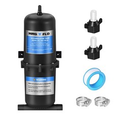 PrePressurized Accumulator Tank 1.0L, 125 PSI Max, 1/2" MNPT, Inner Bladder...