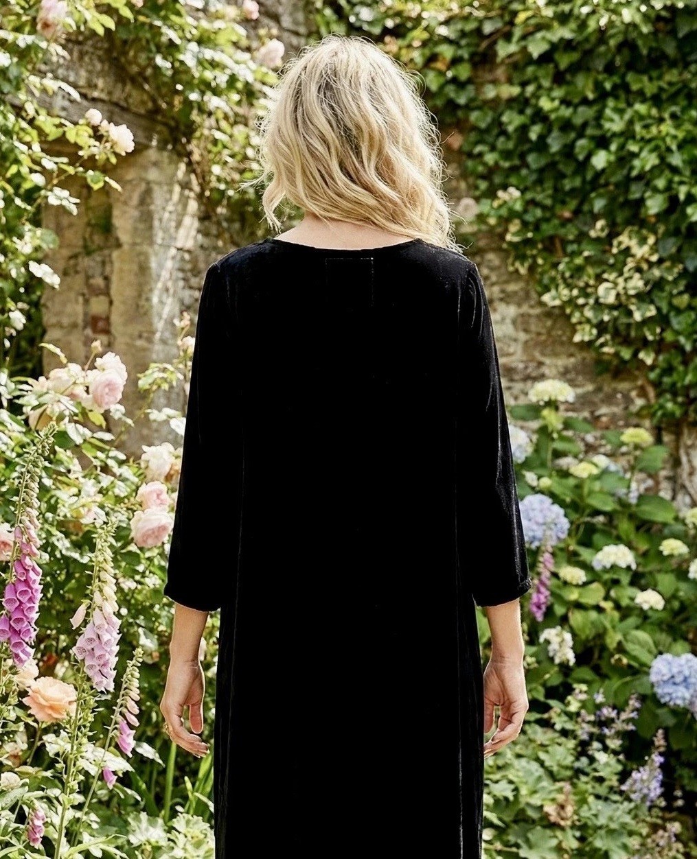 Johnny Was 3X 3XL Plus Black Velvet Shift Mini Dress Tunic Top Embroidered NWT