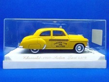 Solido 1/43 Chevrolet Taxi 1950 Sedan Faces 4509 Yellow Die-Cast Minicar Type