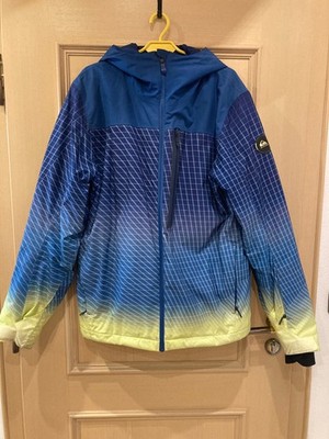 Quicksilver Gravity Snowboard Freeride-Jacke Gr. M  Blau/Gelb