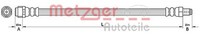 Bremsschlauch Metzger Autoteile 4110726 FüR Klasse Mercedes GLK W204 C207 A207