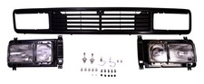 Square Headlight & Badgeless Grille Kit, Right Hand Drive VW T25 252941999B
