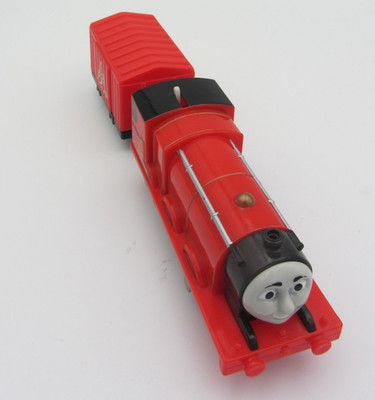 Thomas TrackMaster James Motorized Engine & Explosives Van 2013 Mattel - Tested