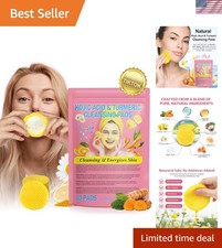 Exfoliate and Nourish with 40 Turmeric Kojic Acid Cleansing Pads - All-Natural