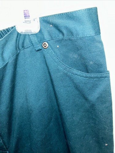VTG Y2K Ruby Rd. Green Stretch Pants SZ 16; Inseam 27" - Picture 5 of 13