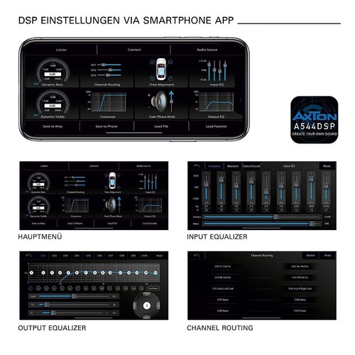 AXTON A544DSP Verstärker 10-CH mit Plug & Play Adapter kompatibel mit Chevrolet - 第 7/10 張圖片