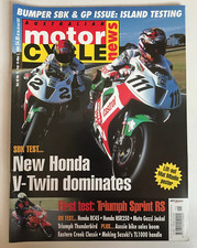 Australian Motor Cycle News Magazine Feb-March 2000 Vol. 49 No. 15 Poster Inside