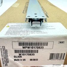 Whirlpool Refrigerator Drawer Glide #W10170835 *OPEN BOX, NEVER USED OEM*
