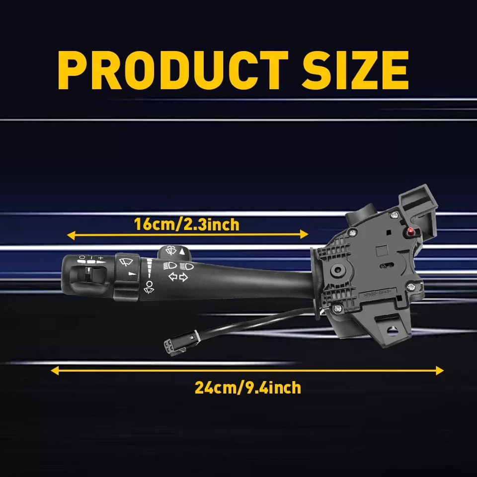 Interruptor de señal de giro compatible con 03-06 Escalade Avalanche SSR Tahoe Yukon con palanca de crucero Foto 4 de 4