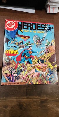 DC Heroes Role Playing Game RPG Boxed Set 1st Edition Mayfair Games
