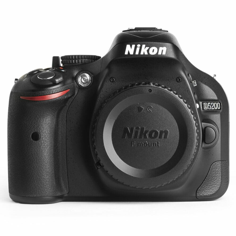 Nikon D5200 Digital SLR 24.1MP Black Camera Body Only