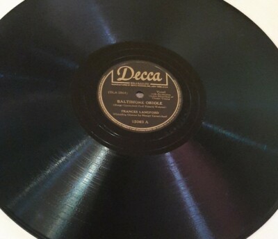 Stan Kenton / Frances Langford 12'' 78 Gambler's Blues / Baltimore Oriole 15063