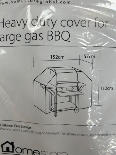 Grillabdeckung groß robust wasserdicht braun - Bild 1 von 11