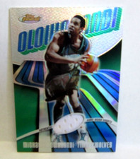 Michael Olowokandi 2003-04 Topps Finest REFRACTOR GU Jersey#/250!Timberwolves C