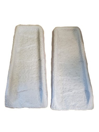 Emsco Gutter Down Spout Natural Splash Block - Gray Granite Color 3 Pack - Picture 2 of 10