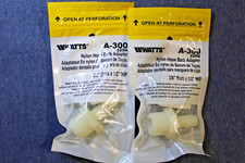 Qty 2 Watts A-300 225N 3/8" Barb to 1/2" MIP Nylon Tube Male Hose Barb Adapters