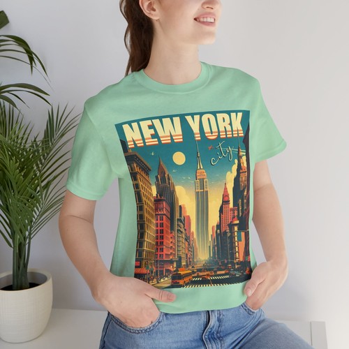 Vintage New York City Grafik T-Shirt Urban NYC Liebe Geschenk Reise Shirt Retro Bekleidung - Bild 18 von 25