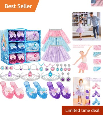 #ad #ad Sparkling Princess Dress Up Toys Boutique Accessories Skirts amp; Shoes Included $45.00