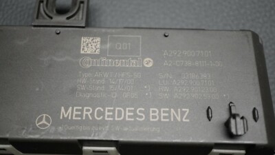OEM MERCEDES BENZ W292 C292 BOOTLID MOTOR MODULE ECU CONTROL UNIT 