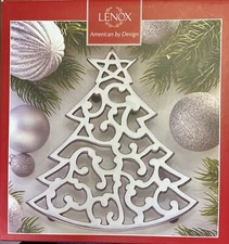LENOX Metal Trivet Serveware~Warmest Wishes Three~Christmas Holiday Gift Box NEW