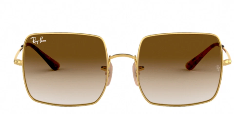 Original RAY BAN Sqare 1971 914751 Metall Unisex Braun Verlauf Sonnenbrille Neu - Bild 4 von 4