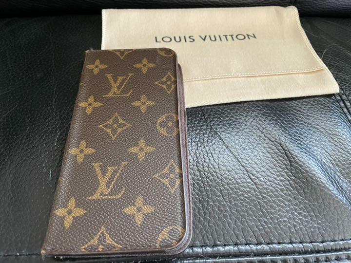 Louis Vuitton Monogram IPhone7＋ Case Card pocket 8.5 x 16.5 x 1