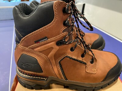 Red Wing FLEXFORCE® MEN'S 6-INCH WATERPROOF SOFT TOE BOOT Size 7D