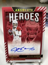 2021 Absolute KYLER MURRAY Heroes Gold Auto #2/10 Cardinals