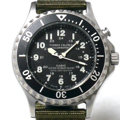 時計 CASIO timber cruiser tic-3 CASIO TIMBER CRUISER Military Field Watch TIC-3 Black