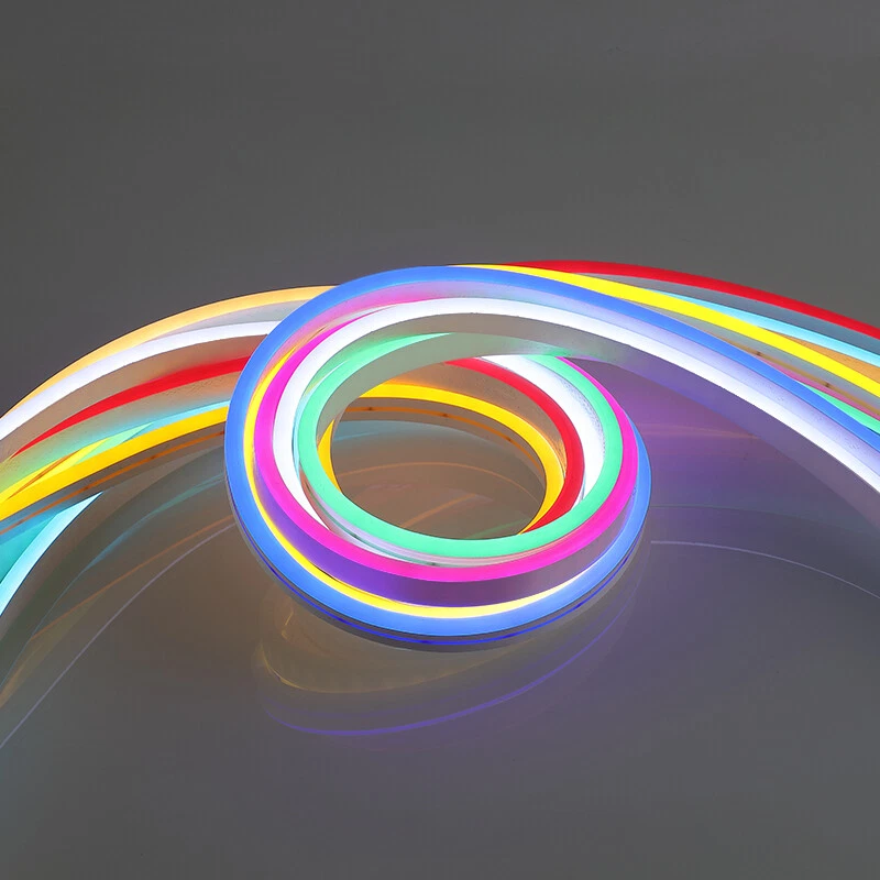 Custom 12V Flexible Waterproof Neon Lights Silicone Tube LED Strip 5m Lamp Bar - Image 3 of 4