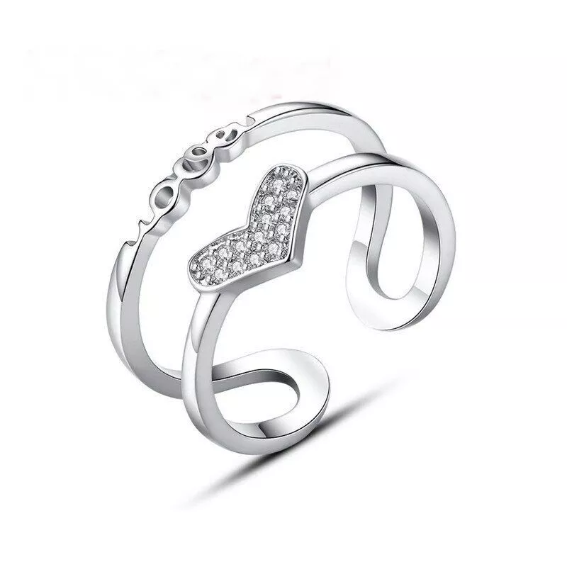 Cute Designed Silver Ring NSR-4127