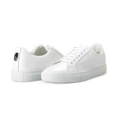 Sneakers Shoes Cavalli Class Men's White Leather Fashion