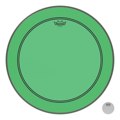 Remo P3-1322-CT-GN Powerstroke 3 Colortone Green 22'' Bass Drumhead