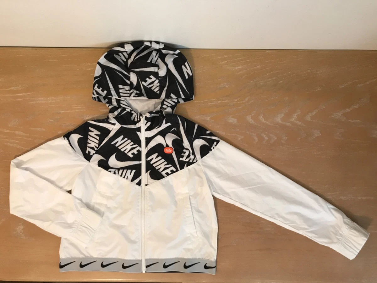 Girls black top nike coat