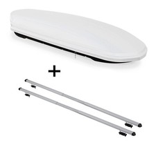 Dachbox MAA460L wei&szlig;+Dachtr&auml;ger RAPID f&uuml;r f&uuml;r Mercedes GL X164 5T&uuml;rer 06-12