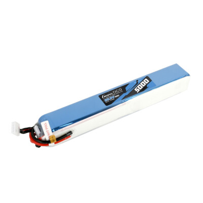 Gens Ace 5000mAh 44.4V 60C 12S Lipo Battery For 700mm Goblin Align RC Helicopter