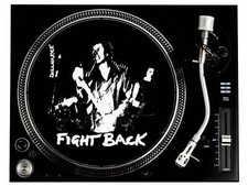 Discharge Fight Back Slipmat Disclose D-Beat Totalitar LP Vinyl Turntable Record