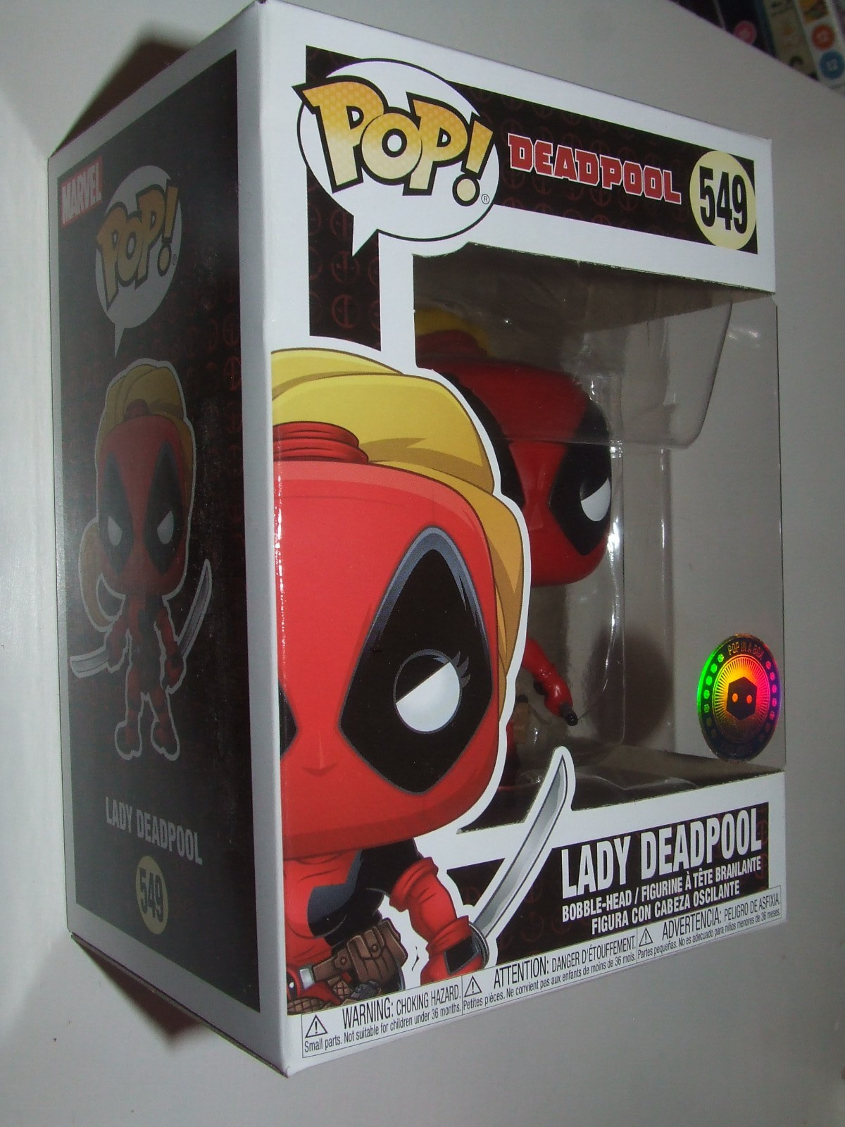 Funko Pop! Deadpool - Lady Deadpool #549 PIAB Exclusive Unopened