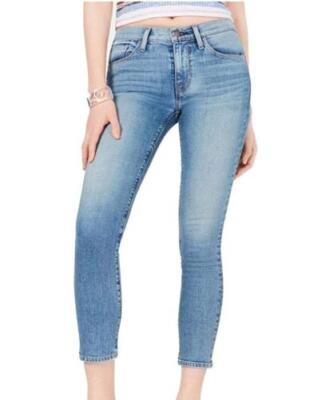 Hudson Jeans Tally Crop Skinny Blue Sz 25 NEW NWT 558