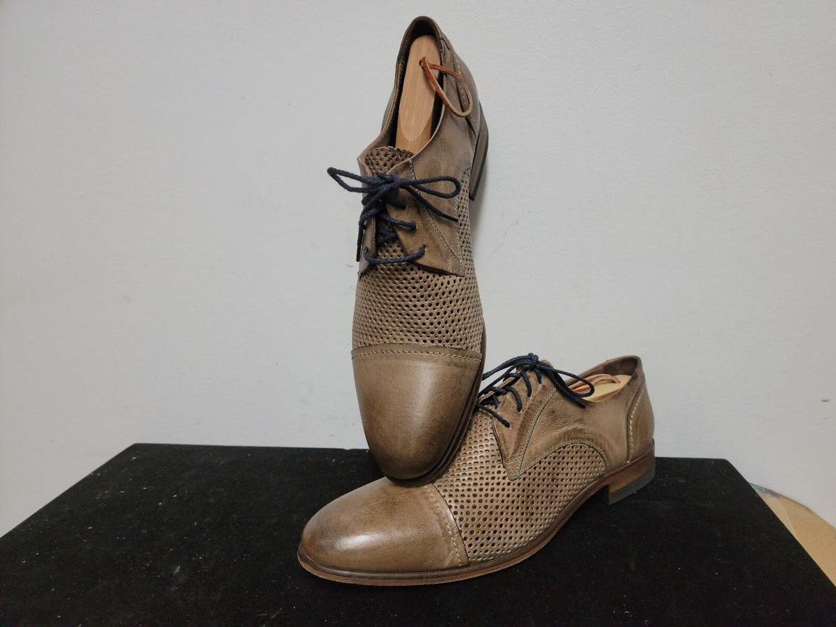 Bacco Bucci Leather Perforated Dress Shoes Size 10.5 Solid Dress Shoes Bacco Bucci for Men for sale | eBay main image 3