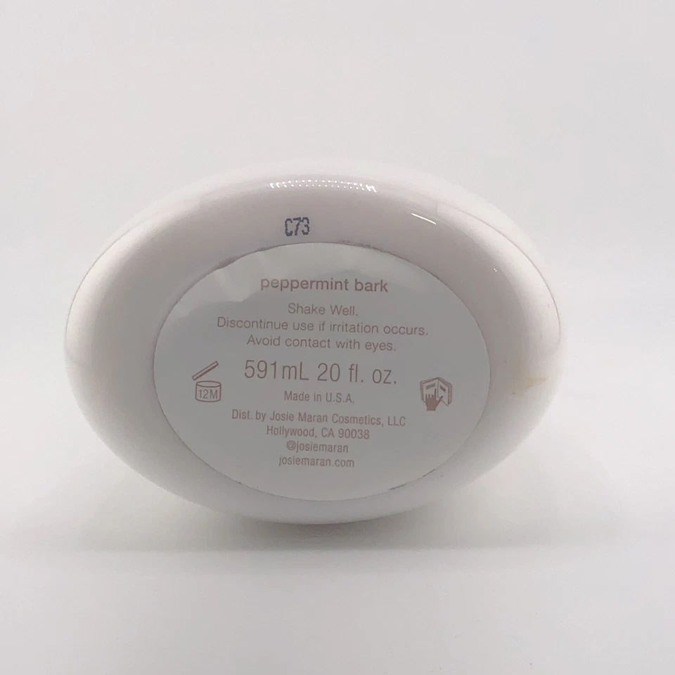 Suero hidratante intensivo de renovación corporal JOSIE MARAN leche de argán 20 oz menta Foto 3 de 3