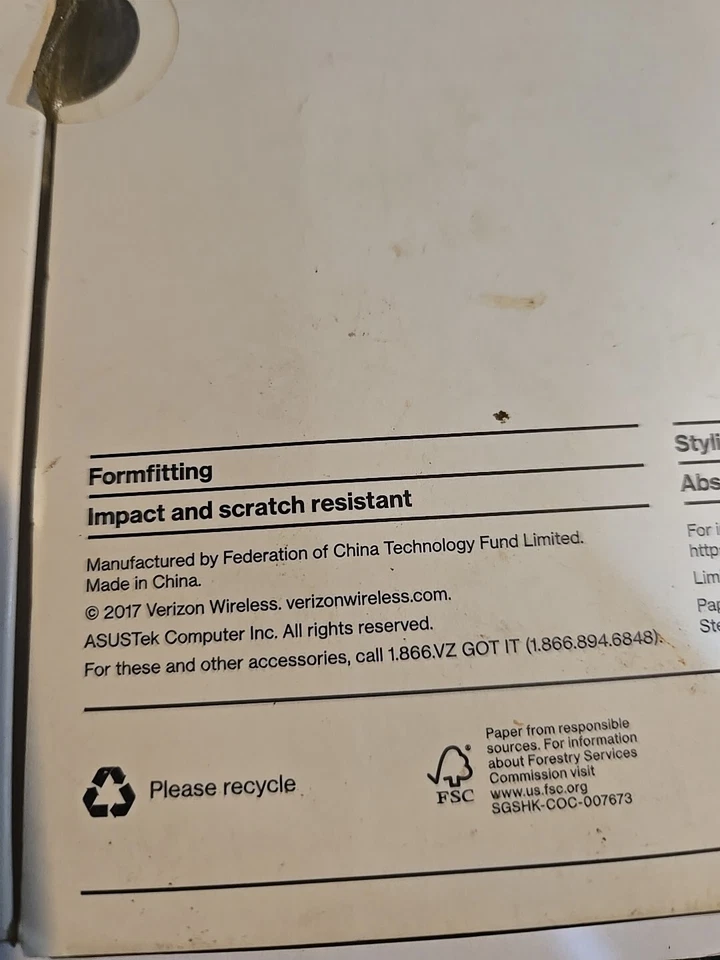 Funda Verizon Doble Capa para Asus Zenfone V - Negra 5 Disponibles Foto 3 de 4