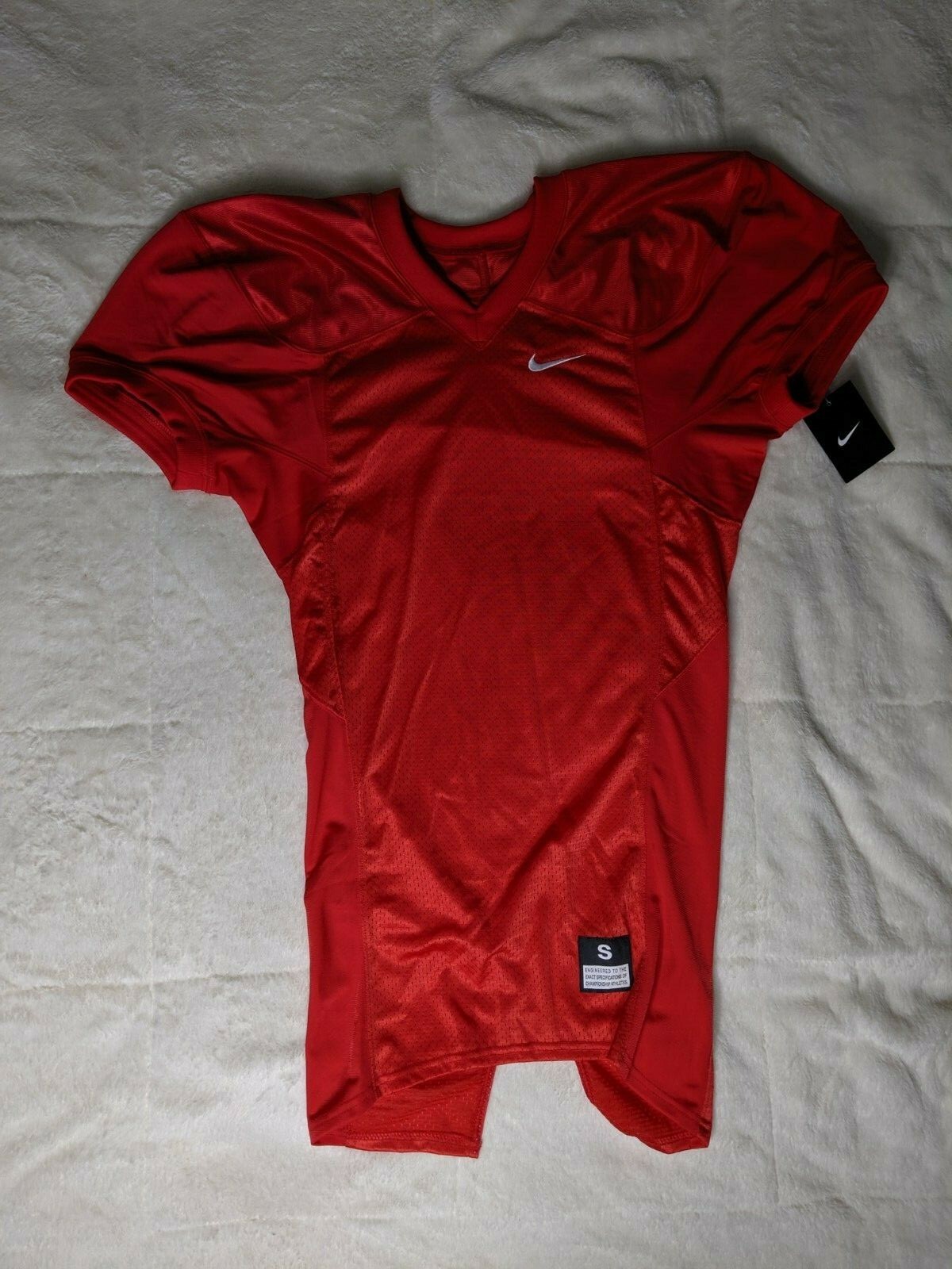 red football practice jersey
